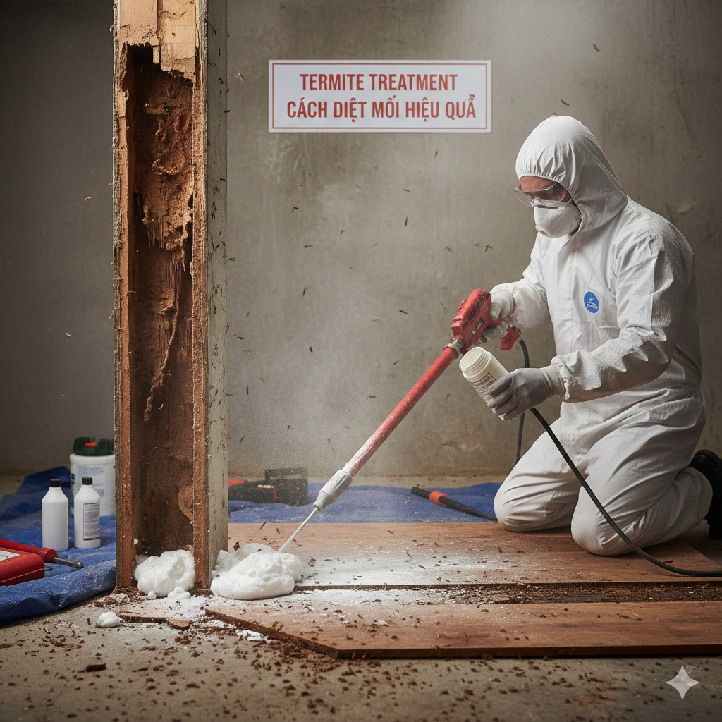 Hướng Dẫn Cách Diệt Mối Tận Gốc Tại Nhà Hiệu Quả Nhất 2025